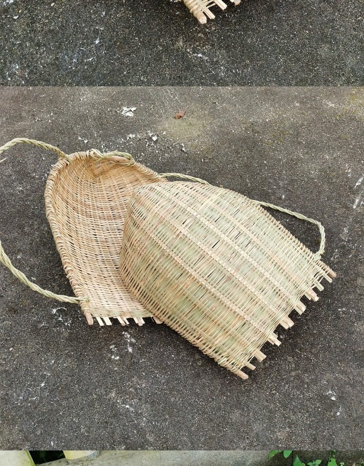 E0PB批发竹编撮箕农用挑土挑泥沙箢箕粪箕坑篼畚箕戳箕簸箕挑工-阿里巴巴