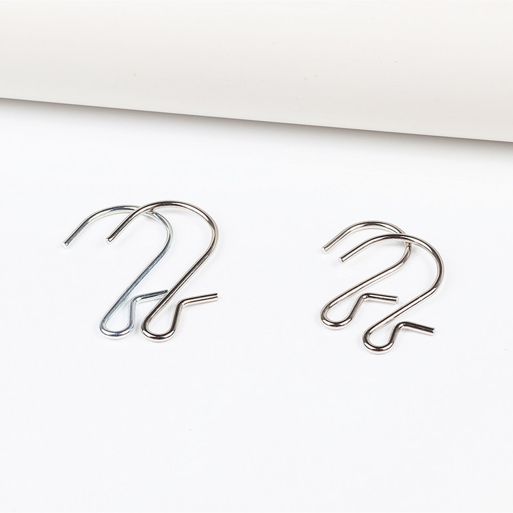 Flying-shaped metal S-shaped hook store shelf hole board strip rack iron hook supermarket hanging strip hook