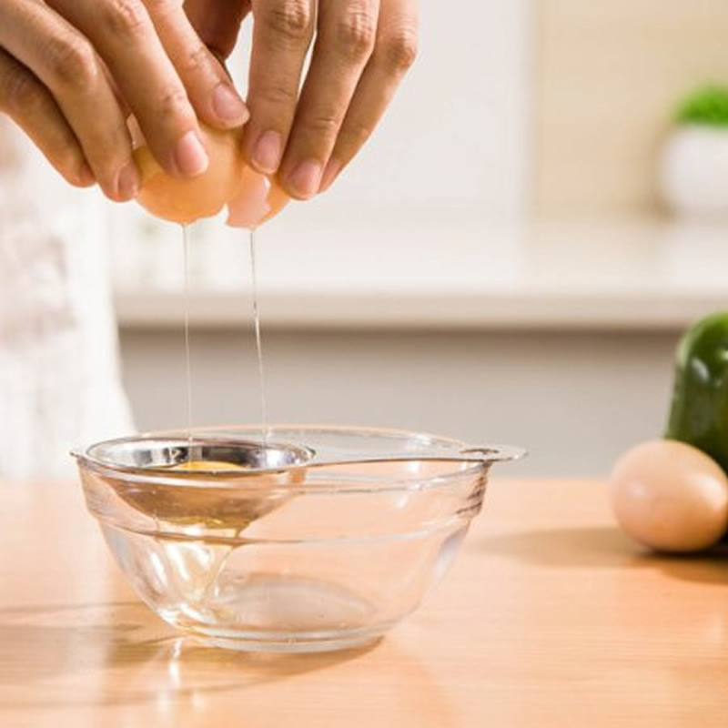 Thickened 304 Stainless Steel Egg Clear Separator Egg Liquid Egg Yolk Filter Integrated Egg Egg Protein Separation