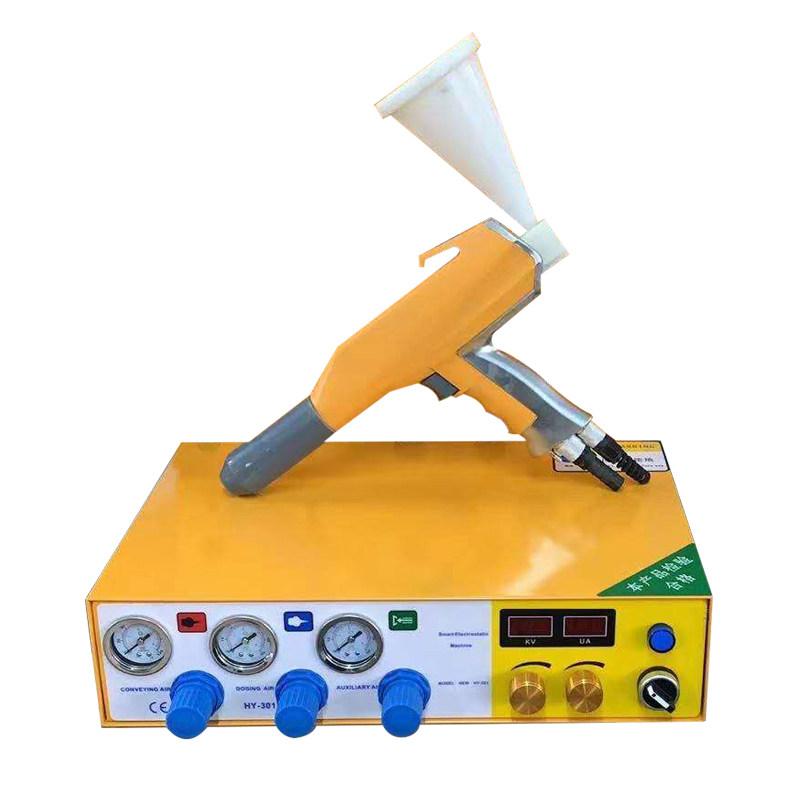 Electrostatic spray plastic machine test with spray gun test gun electrostatic spraying test gun funnel shaped spray gun small gun