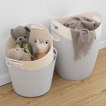  Nordic dirty clothes basket Household clothes toy storage basket Dirty clothes dirty clothes basket Laundry basket storage bucket for clothes