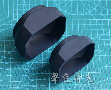 52mm filter mouth square metal hood for header