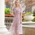 Váy hai dây Jeffina 9250 nữ 2019 hè mới boho họa tiết hoa voan dài - Sản phẩm HOT đầm đẹp Sản phẩm HOT