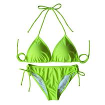 Bar gogo sexy bikini suit with fluorescent ties