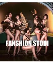 Nightclub Dj Bar Gogo Acting Out of Women DS Stage Costume Retro Photography Write Real Sexy Harness Skin Color Conjoined