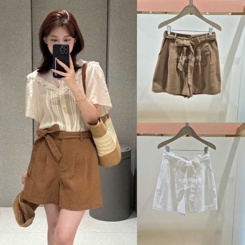 Special Offer: Korean Style Pl Plastic Island Fashion Solid Color Simple Versatile Tie Loose Slimming Shorts Skirt Pants Special Offer: Korean Style Pl Plastic Island Fashion Solid Color Simple Versatile Tie Loose Slimming Shorts Skirt Pants