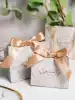 MISS XIU Wedding time series] Little red book recommended gray marble wedding engagement happy candy packaging carton