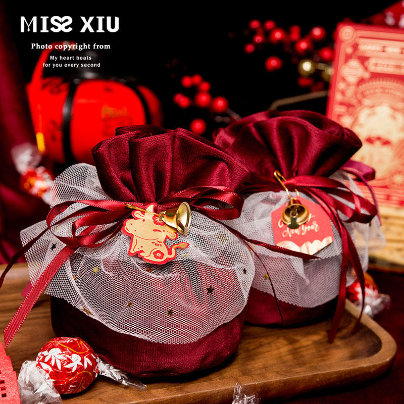 MISSXIU money bag] can be customized logo high-quality business to send customers creative birthday blind box gift bag