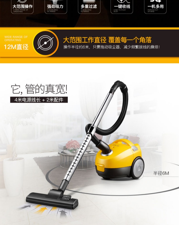 robot xiaomi gen 3 Máy hút bụi gia đình nhỏ công việc gia đình làm sạch thảm ngoài việc hút lông chó mèo lông động vật lông chuột máy hút bụi