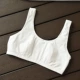 Áo ngực cotton thiếu niên Không có vòng thép mỏng cốc Không có miếng đệm ngực Đồ lót học sinh Bốn mùa có thể mặc Một chiếc cốc