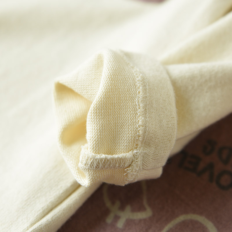 Quần áo cotton cho bé bộ đồ ngủ đặt quần dài tay bé trai và bé gái lớn quần áo mùa thu đông ao so sinh be trai