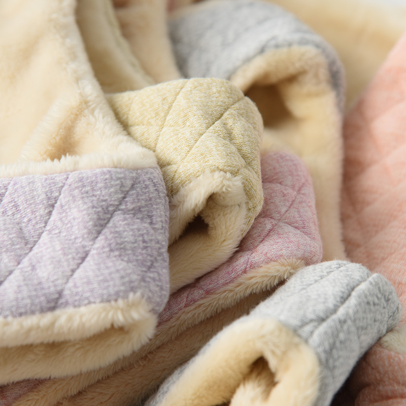 Áo khoác cotton dày và nhung màu vest nam áo gile thu đông cho bé gái