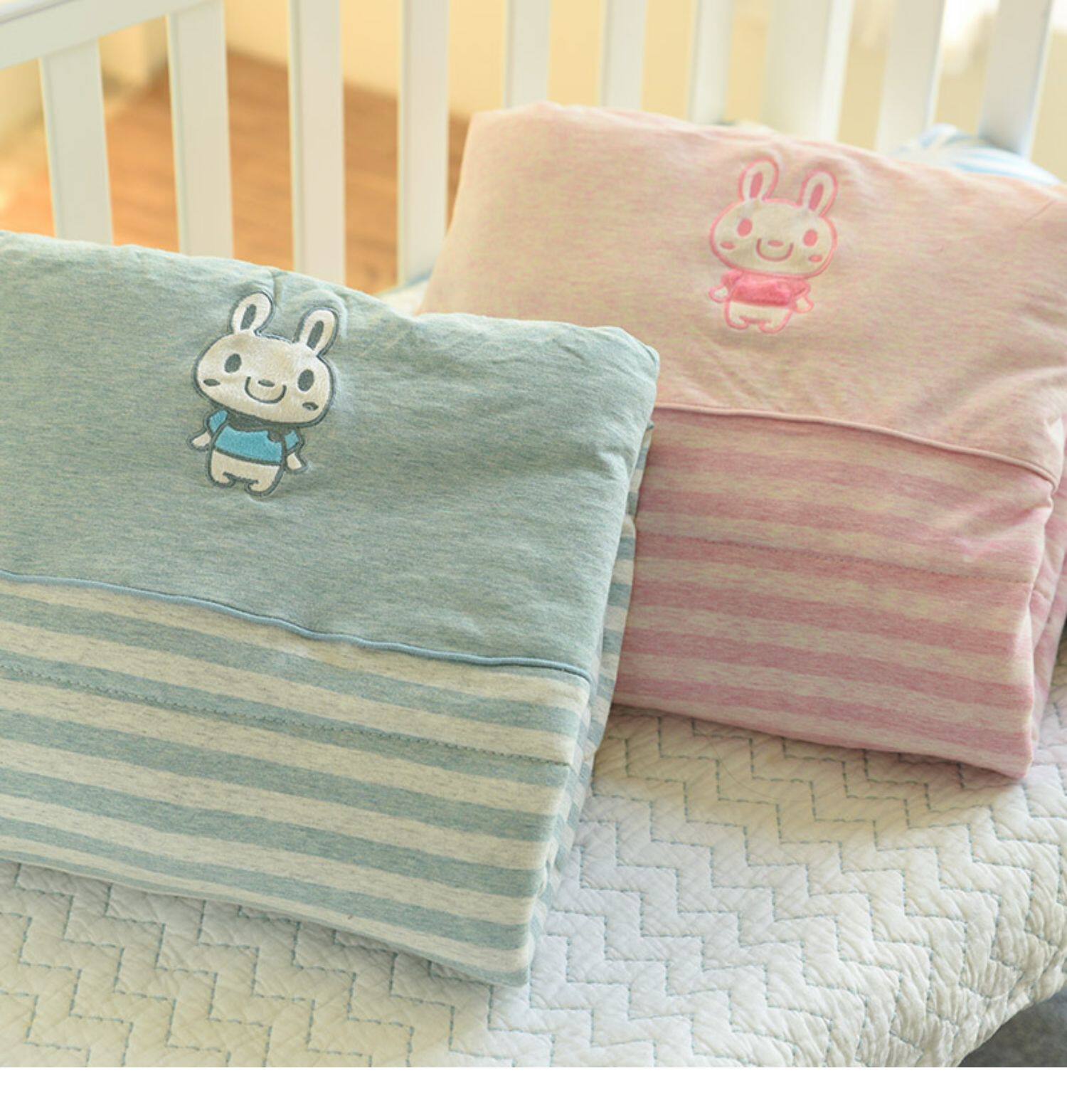 одеяло 春夏款 色纺天竺棉 儿童被子 纯棉宝宝棉被幼儿园被子夏凉被