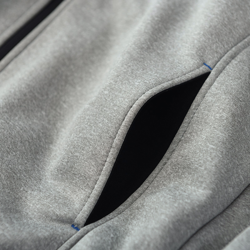 Áo khoác thể thao nam trùm đầu sang trọng Softshell Jacket Zipper thể thao hàng đầu mặc mùa đông áo