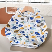 028 Белая тропическая рыбака с полной печати