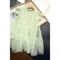 Зеленая юбка с коротким рукавом 20051 года