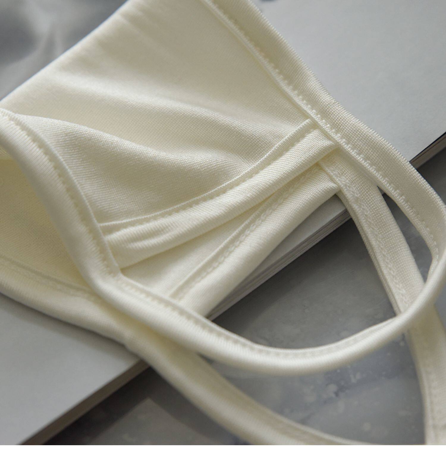 Марлевая повязка от пыли 透气不闷 不粘腻 四层桑蚕丝口罩 防尘女士挂耳成人口罩