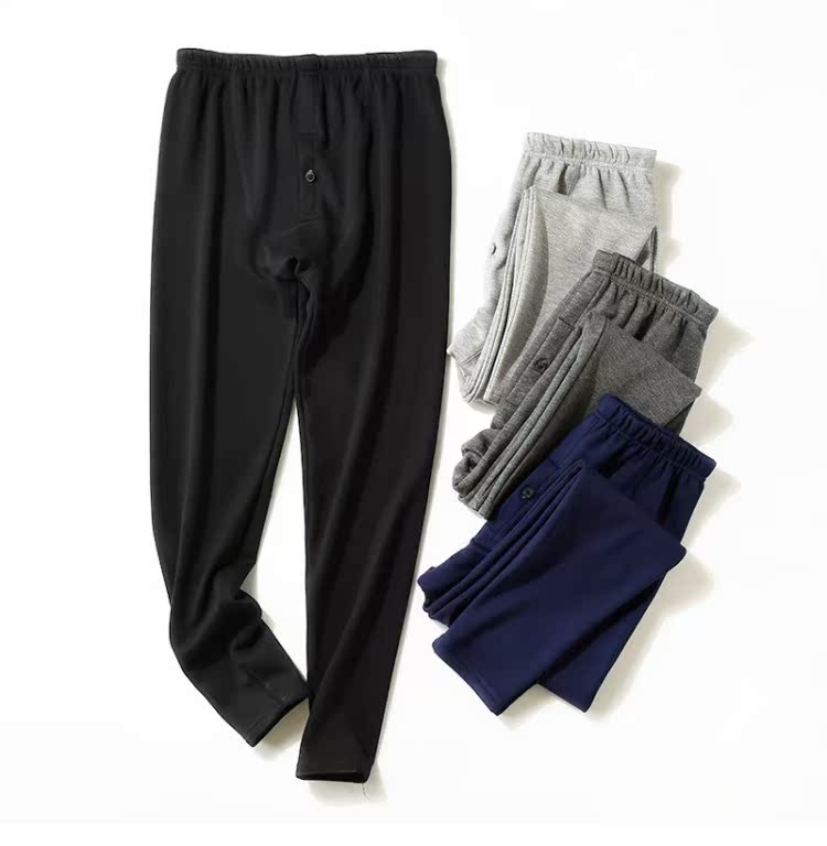 Quần cotton và nhung ấm áp cho nam, quần nhung dài ấm áp mùa thu và mùa đông, kích thước lớn, quần áo thu đông quần legging nữ cạp cao