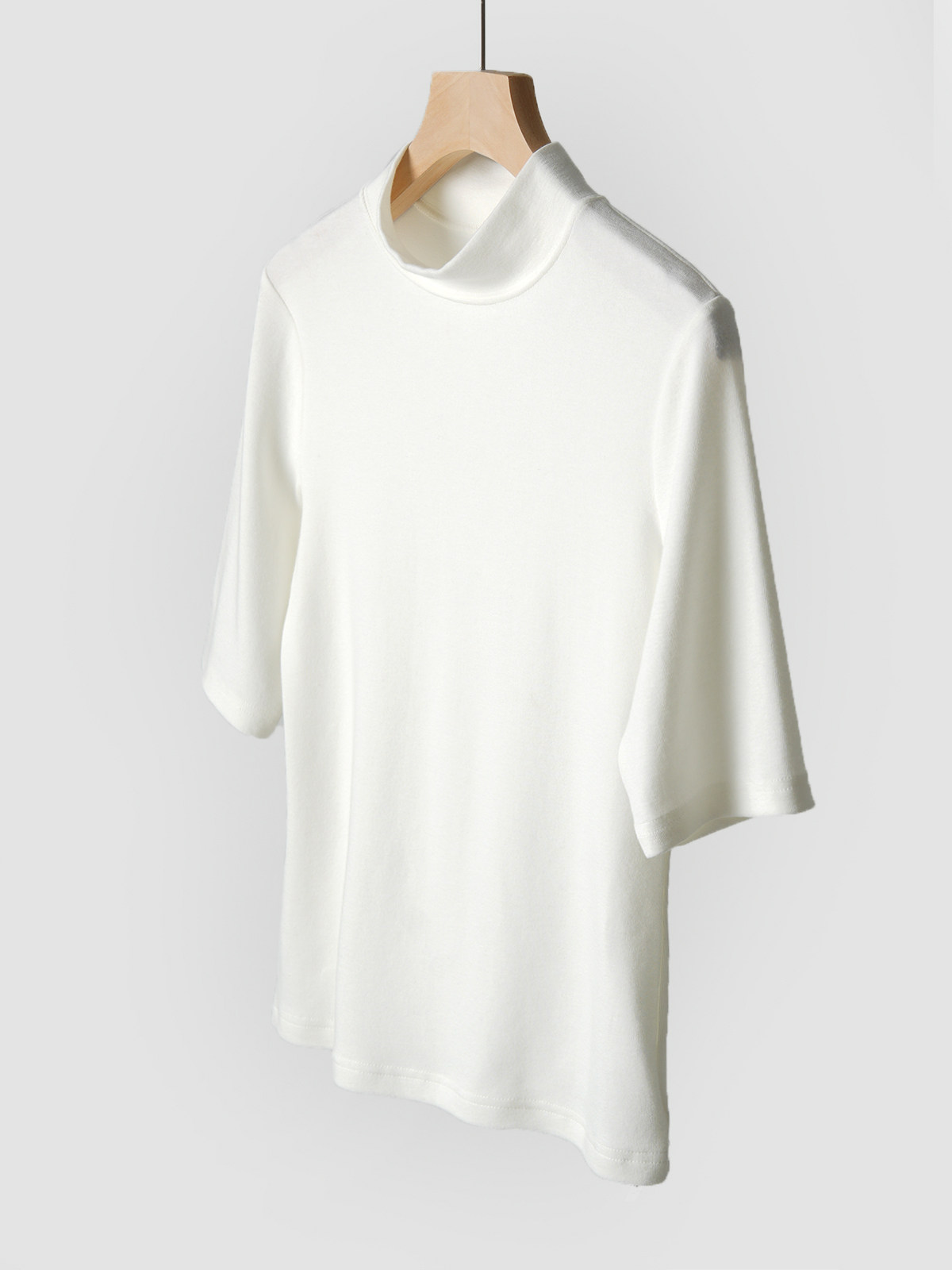 Нежный Мягкий клейкий мисс водолазка пятый из рукава свитер термостатический эластичность твердый теплый короткий рукав шаньдун Интернет магазин 