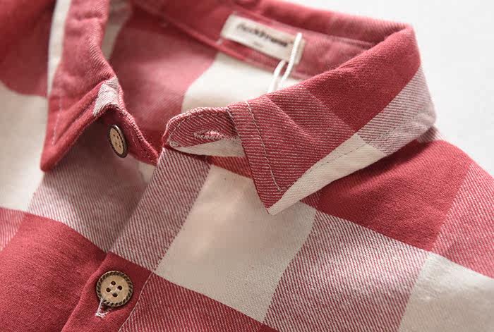 Chemise fille à manche longue en coton - Ref 2085323 Image 11