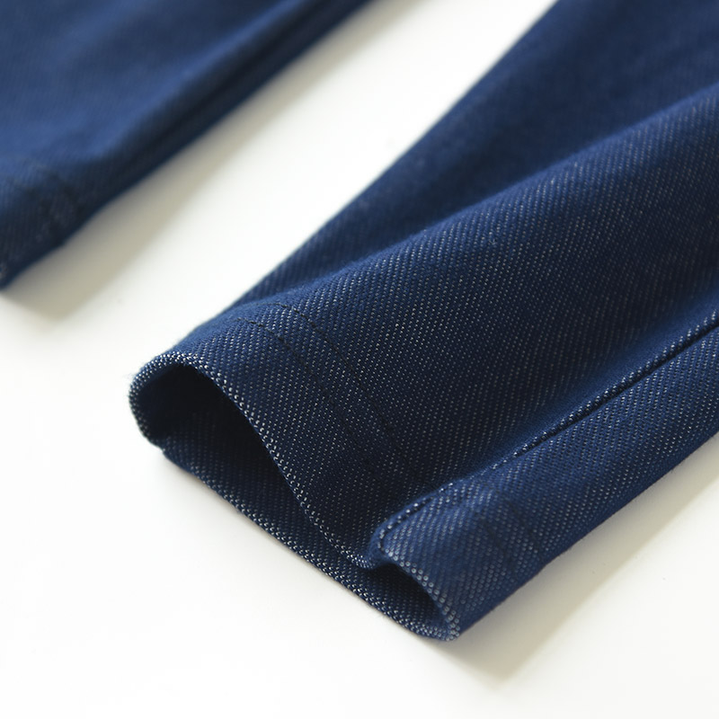 Quần legging denim giả mềm mại cho bé gái quần dài mùa thu phong cách mới quần yếm jean trẻ em