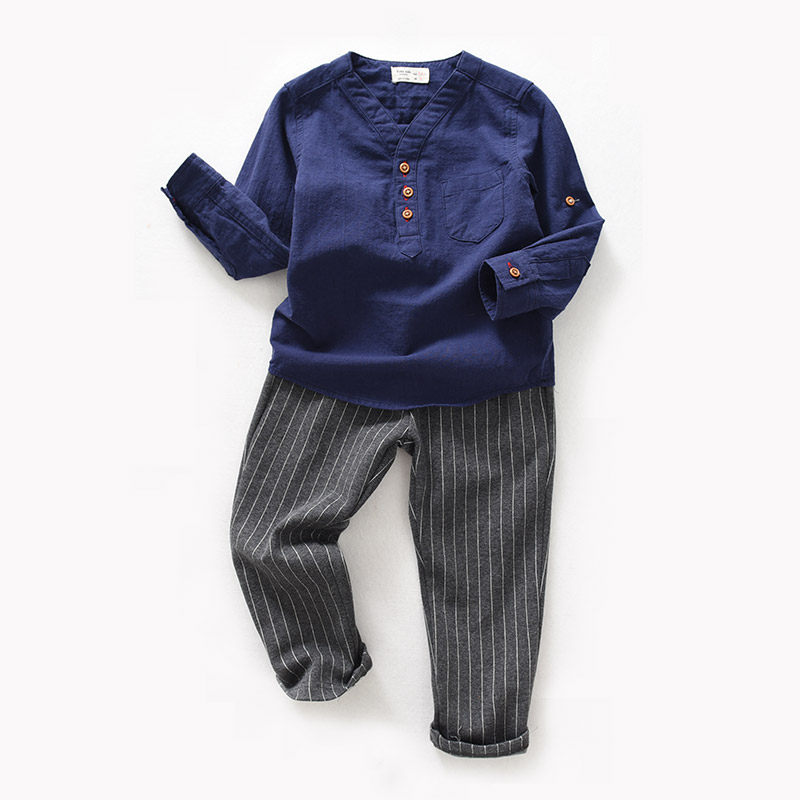 Chemise garcon à manche longue - Ref 2072840 Image 11