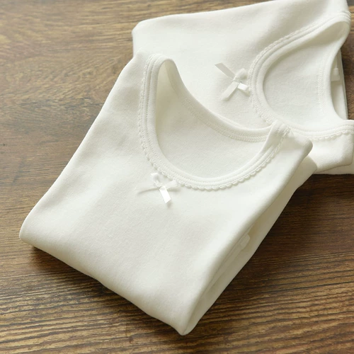 Флуоресцентный детский комплект, хлопковое белое осеннее термобелье подходит для мужчин и женщин, подходит для подростков, детская одежда