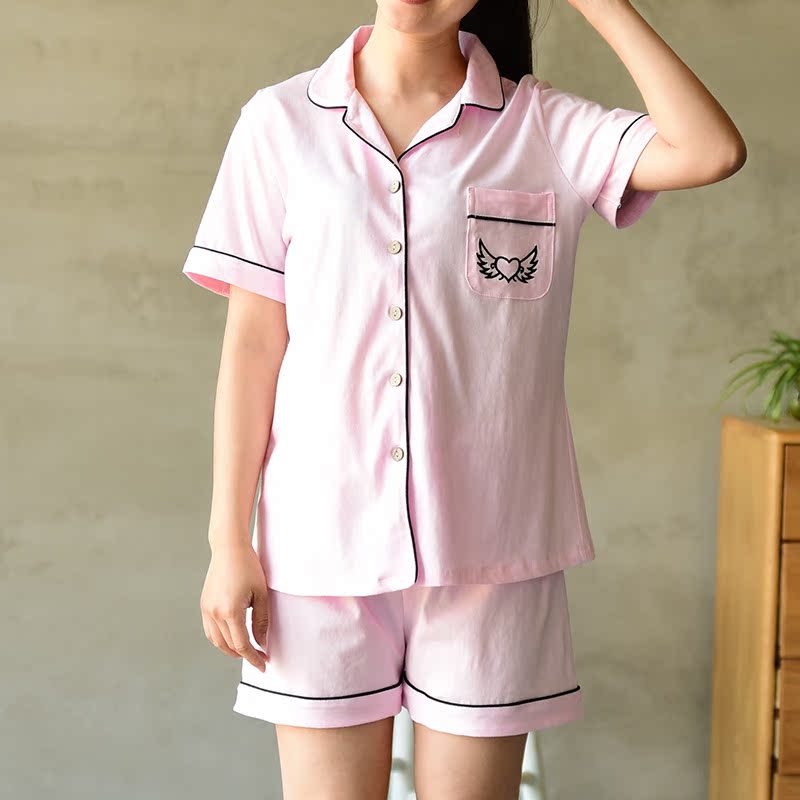 Mã bị hỏng xử lý vài mô hình nhà dịch vụ đồ ngủ ngắn tay ngắn phù hợp với nam và nữ bông đan đồ ngủ đẹp
