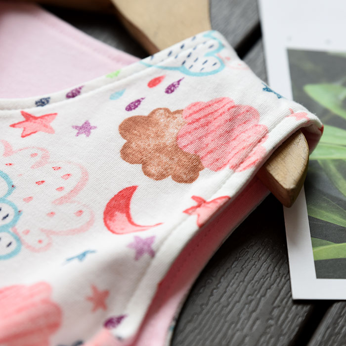 Áo vest trẻ em cotton cho bé đan áo len đan hai bên Mặc áo vest bé trai và bé gái quần áo trẻ em đẹp