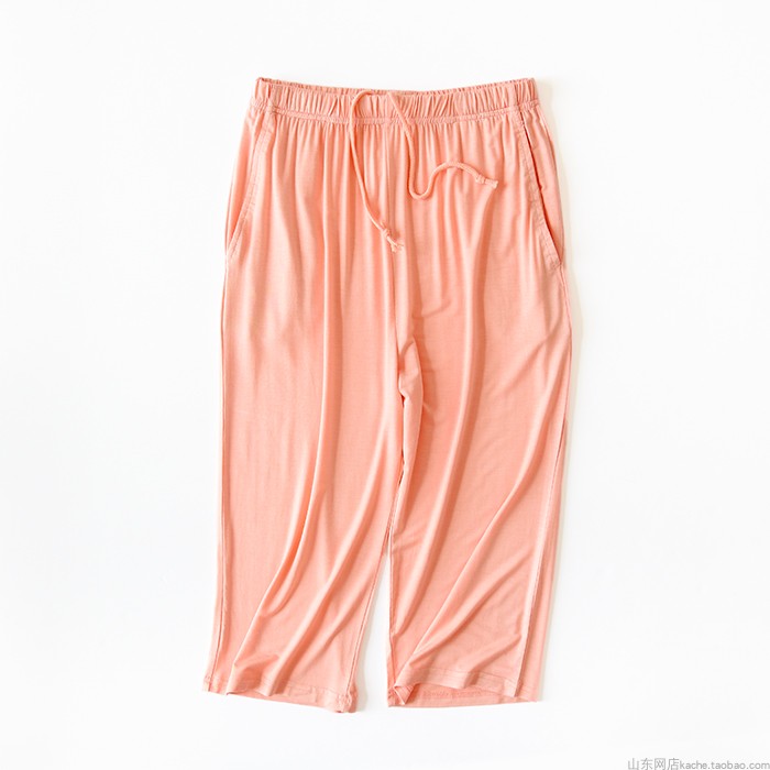 Quần nhà thoải mái, quần nữ, quần crop, quần pyjama, váy mùa hè mỏng quần áo unisex