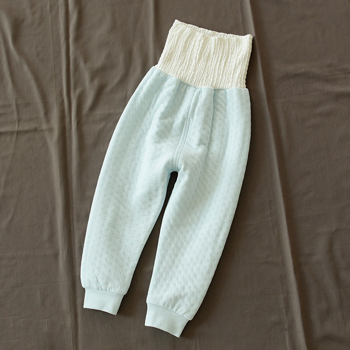 Quần cotton thoáng khí cho bé bộ đồ lót nhiệt thoáng khí một nửa cổ cao quần áo mùa thu quần dài quần áo trẻ em mùa thu và mùa đông đồ bé trai