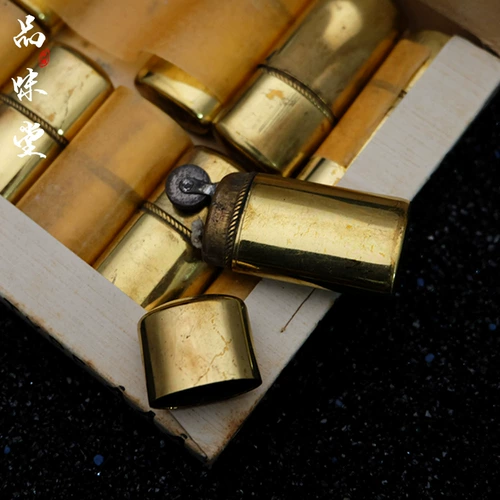 Медная антикварная зажигалка на керосине, сумка для техники, 1940 года