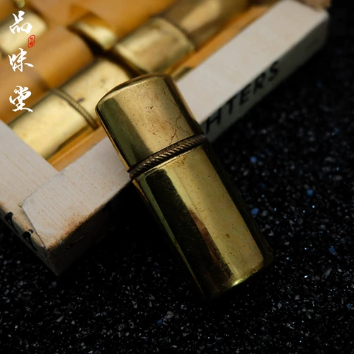 Медная антикварная зажигалка на керосине, сумка для техники, 1940 года