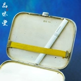 1895 г. ЭСПРИ, Лондон, Англия, портсигар из чистого серебра, мужской курительный набор со знаком льва, коллекция британского антиквариата.