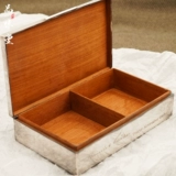 Коробка для хранения, ретро портсигар, 1963 года, Германия, серебро 925 пробы, европейский стиль