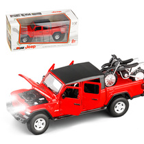 JKM metal simulation 1 32 JEEP JEEP Gladiator pickup steering shock absorber acousto-optic alloy car model