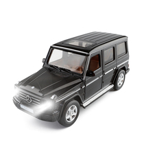 Caiber come true 1:32 metal simulation Mercedes-Benz G350d off-road door acousto-optic alloy car model toy