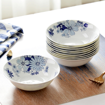 Bone porcelain Bucket Bowl Salad Bowl Rice Bowl 10 serving vegetable bowl soup bowl noodle bowl soup bowl noodle bowl soup powder bowl microwave ceramic tableware