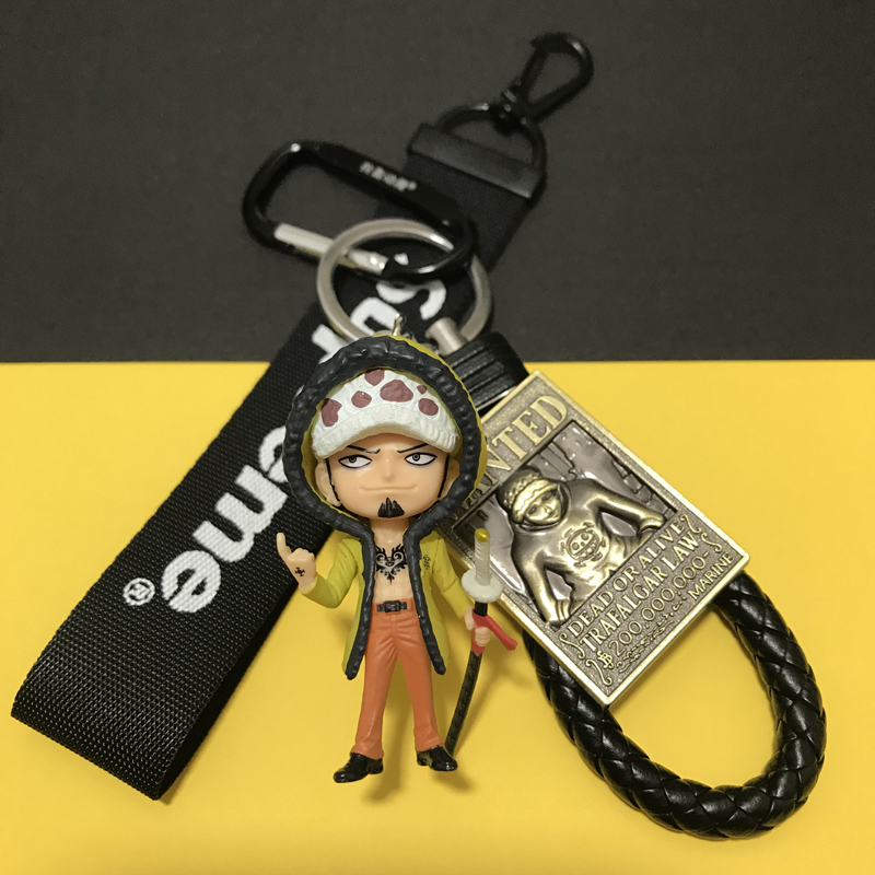 One piece keychain Shen Bao Luo Lu Lufu men and women birthday gifts ins net red genuine pull sensational man pendant