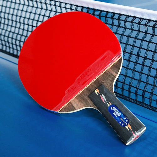 Настольный теннис ракетка Red Doubles 4 -звездочный профессиональный одиночная одноуглеродная доска 5 -звездочная эластичная продукция Hurbing Products Ping Pong стрельба