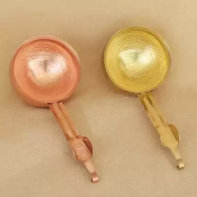 Pure copper water scoop pure handmade red copper scoop pure copper brass scoop copper scoop copper scoop scoop water scoop brass red copper scoop
