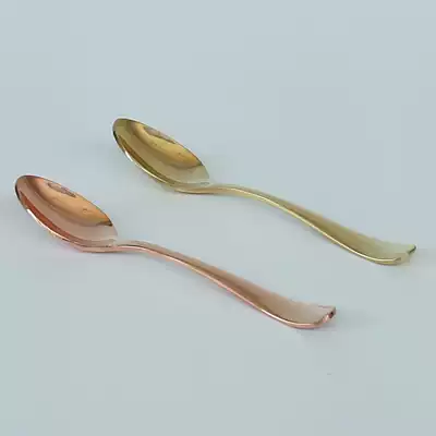 Copper spoon Copper tableware Copper spoon Copper brass Copper pure copper spoon spoon