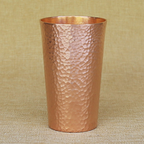 Handmade pure copper cup Copper thickened handmade water cup Copper wine cup Copper teacup Beer copper cup