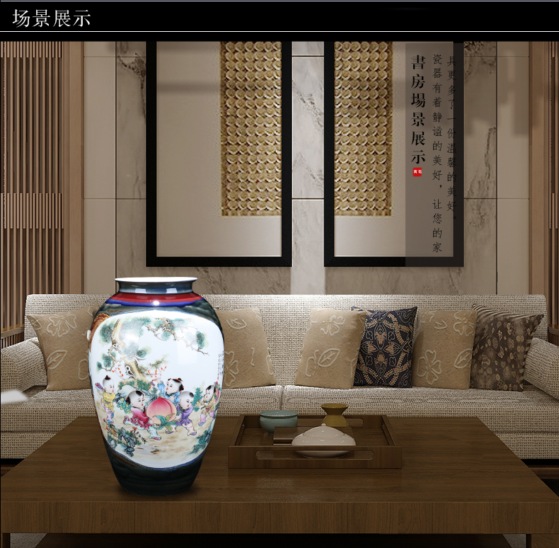 I and contracted five sub - ka jingdezhen ceramics vase decoration place to live in the sitting room porch porcelain gifts