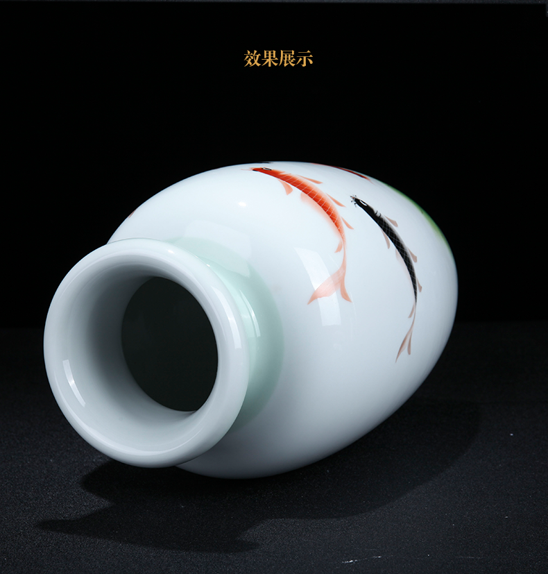 Jingdezhen ceramic I and contracted more than year after year flower arranging the sitting room porch porcelain vase household decorative furnishing articles