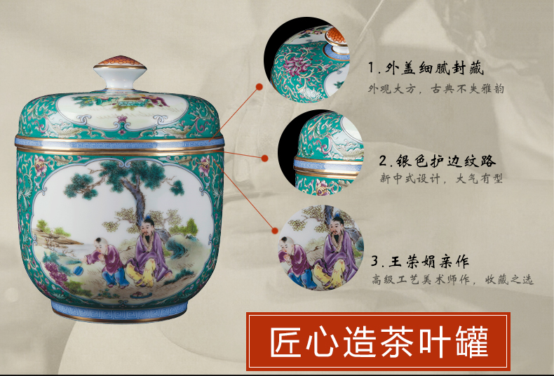 Jingdezhen ceramic checking sugar daddy figure vase furnishing articles household act the role ofing is tasted household arts and crafts porcelain sitting room