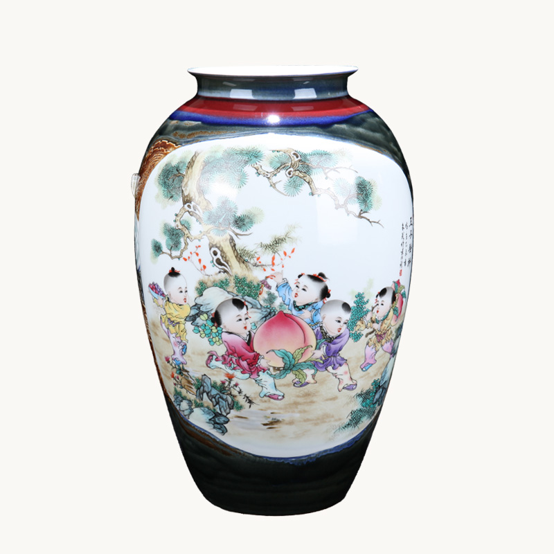 I and contracted five sub - ka jingdezhen ceramics vase decoration place to live in the sitting room porch porcelain gifts