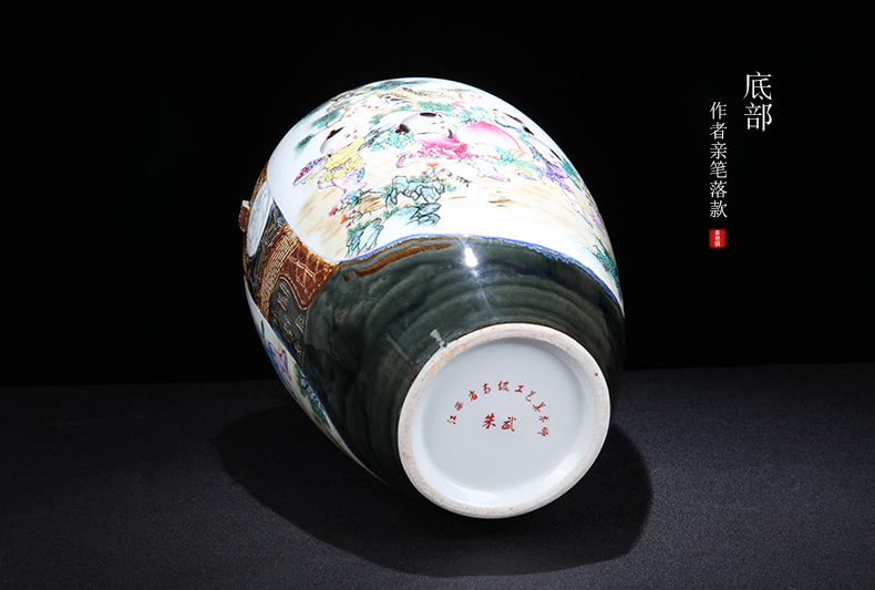 I and contracted five sub - ka jingdezhen ceramics vase decoration place to live in the sitting room porch porcelain gifts