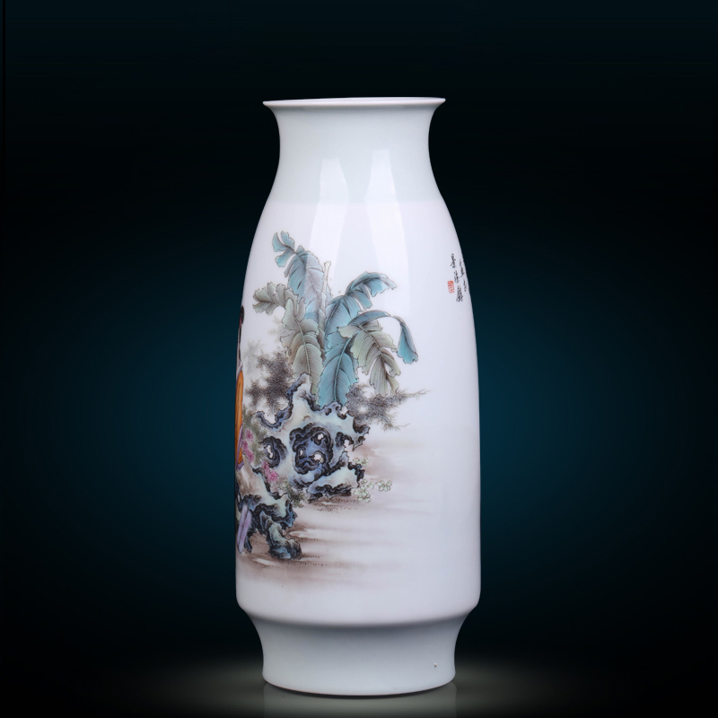 I and contracted hand - made jingdezhen ceramics vase furnishing articles sitting room TV cabinet decorative arts and crafts porcelain restoring ancient ways