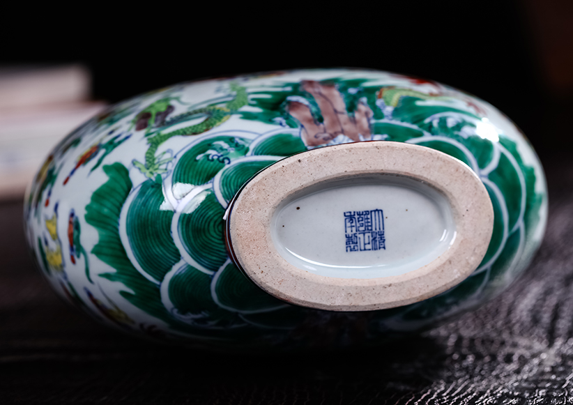Dragon and archaize classical decoration display porcelain of jingdezhen ceramics decoration the sitting room porch place vase